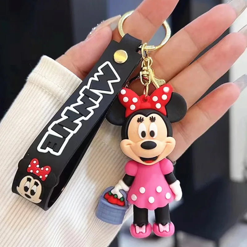 Disney Charm Keychains: Mickey, Minnie & Lilo Fun!