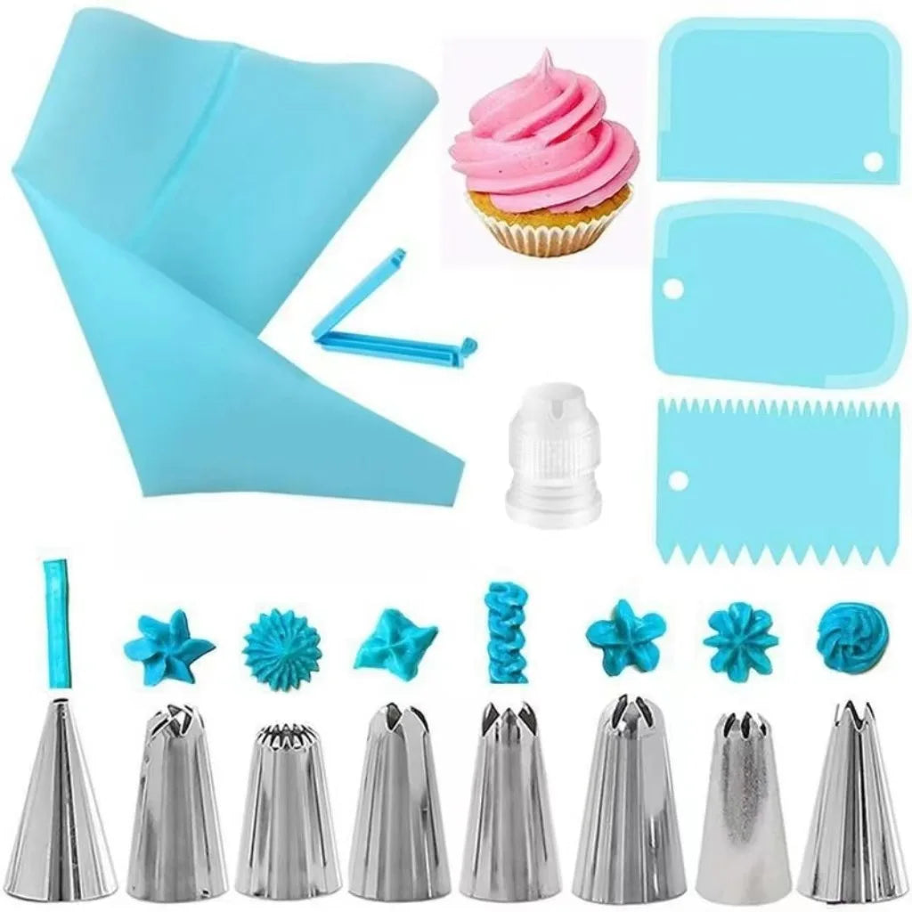 Kit de Décoration Gâteau en Silicone Réutilisable