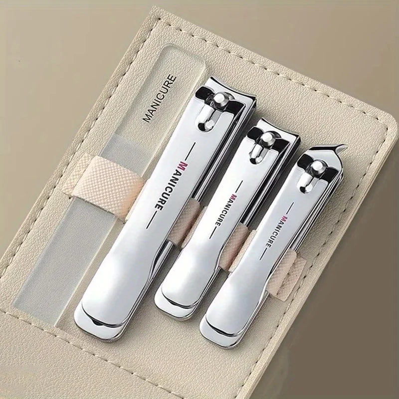 4-Piece Portable Stainless Nail Care Set