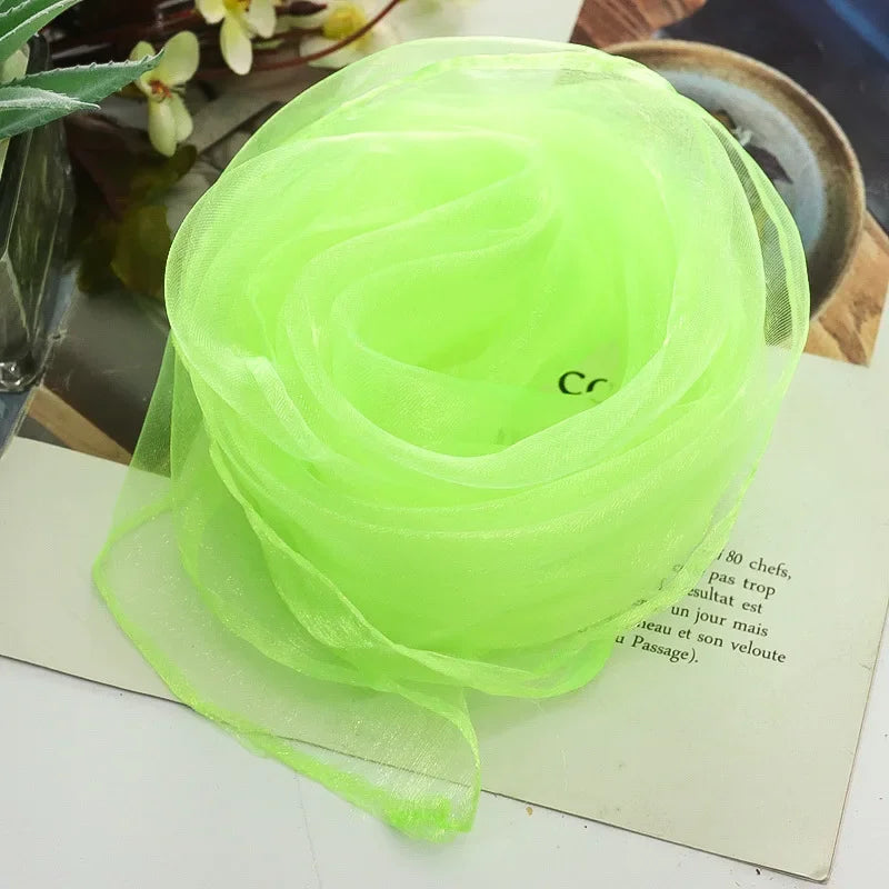 Foulard de Jonglage en Soie - 60cm, 21 Couleurs Vives