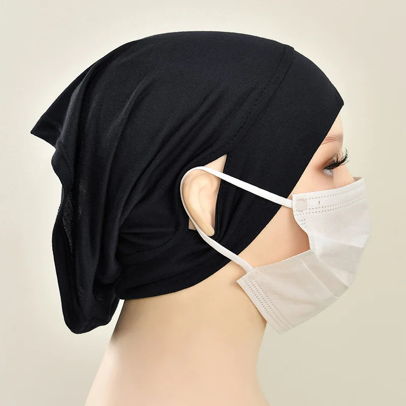 Bonnet Jersey Élégant avec Trou d'Oreille LAVEN