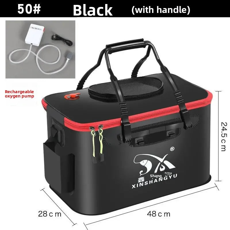 Seau Pliant EVA Durable - Protection Poissons Vivants