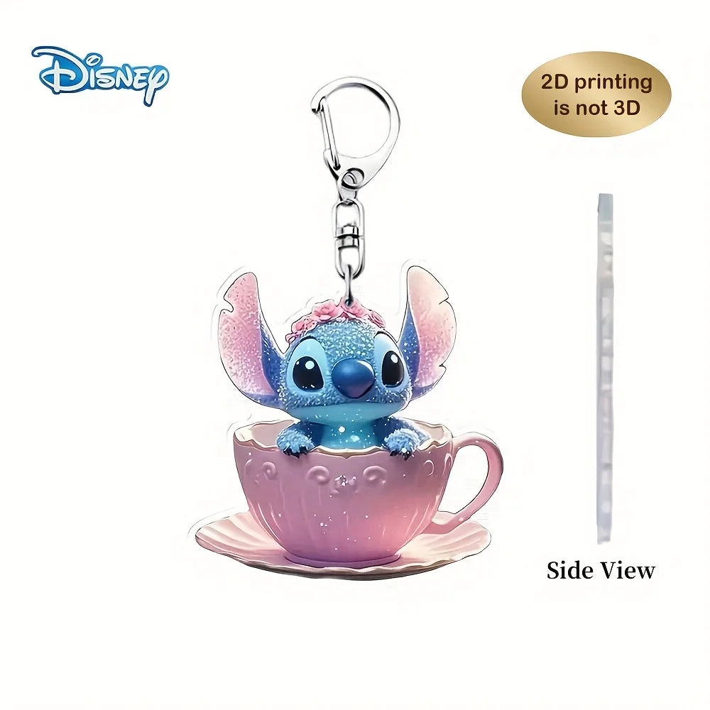 Porte-clés Lilo & Stitch Double Face Mignon 5cm