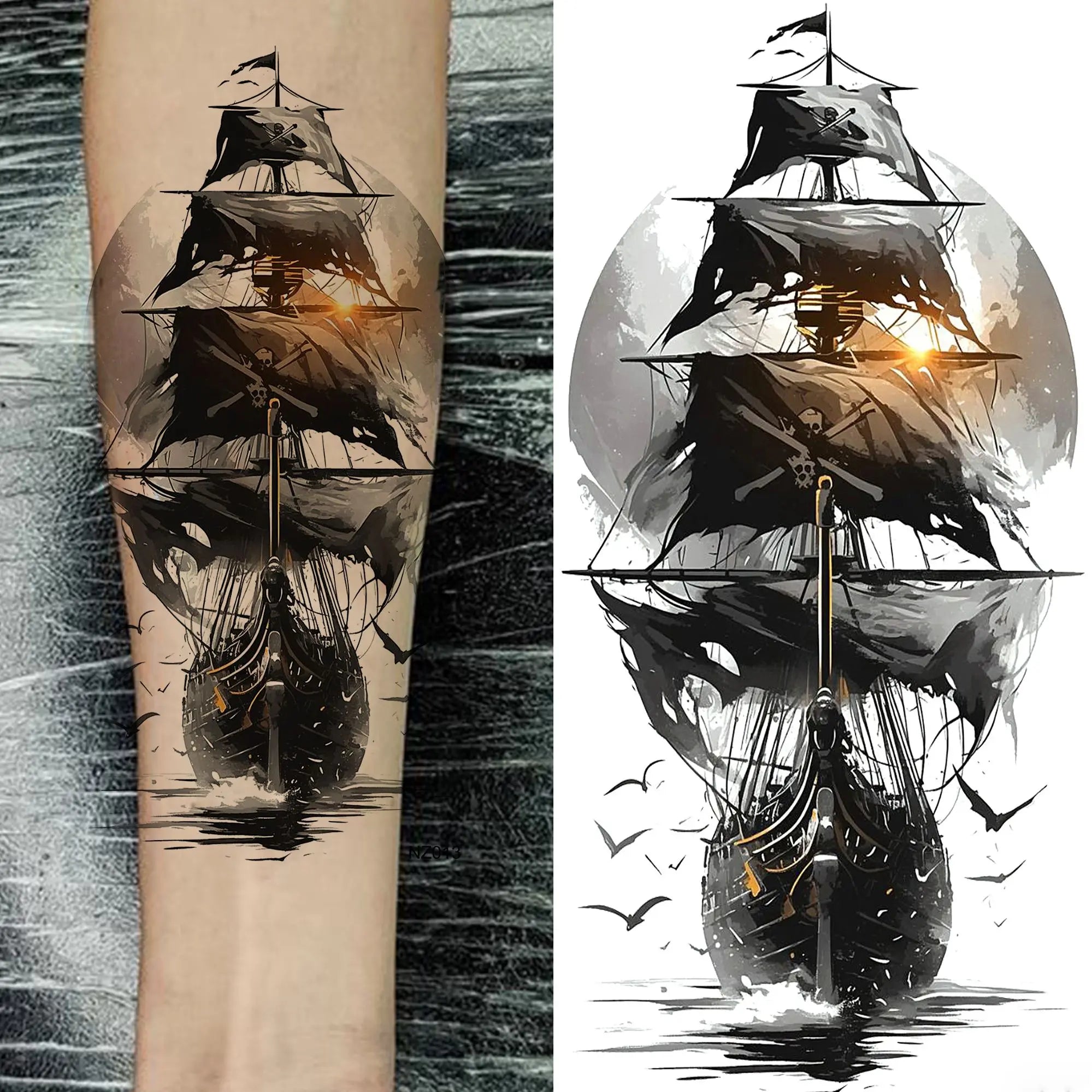 Tatouages Pirates Nautiques Éternels