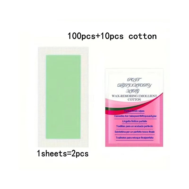 SilkySmooth Wax Strips - 10 to 100 Count Packs