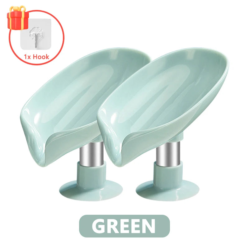 Leafy Soap Holder: Stylish Drainage Solution