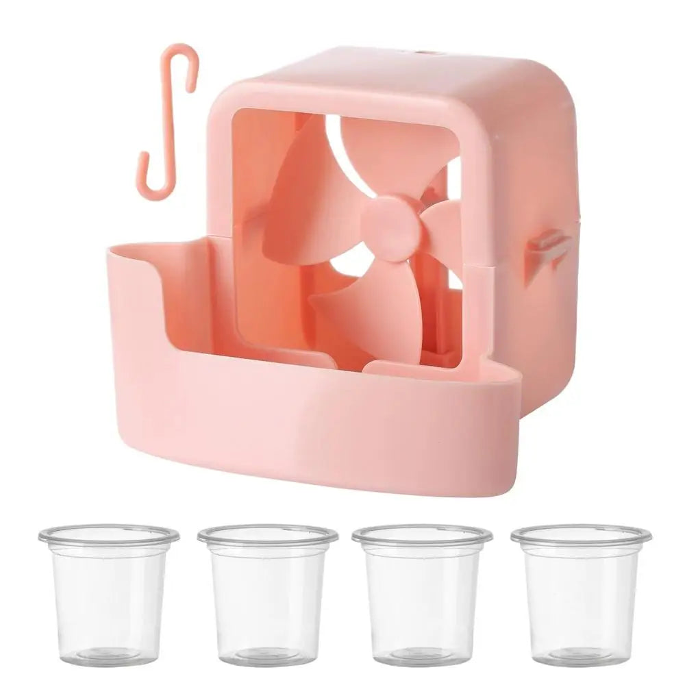 ChillMist: Portable Ice Fan Cooling Accessory Set