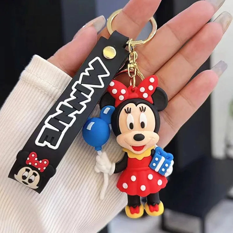 Disney Charm Keychains: Mickey, Minnie & Lilo Fun!