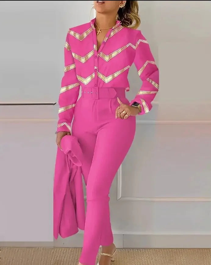 Élégance Printanière : Ensemble Décontracté Chic