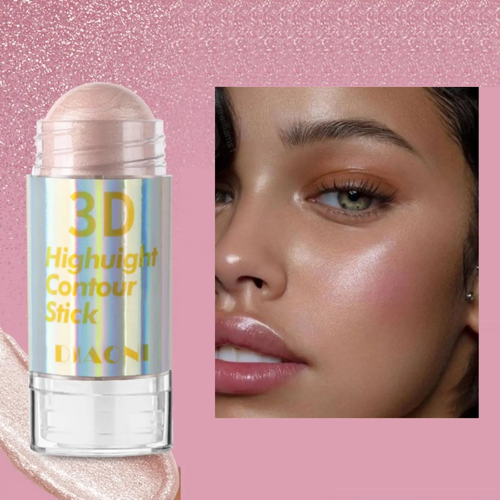 3D Highlighting Stick: Illuminate & Contour Your Face