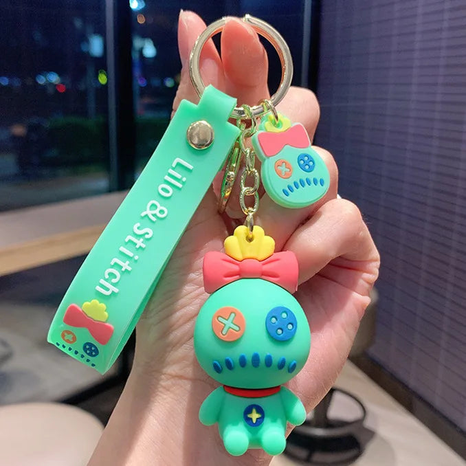 Disney Charm Keychains: Mickey, Minnie & Lilo Fun!