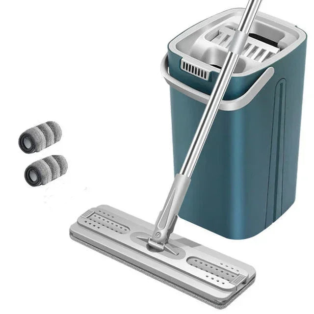 EasyClean: Kitchen & Floor Mop Set with Scraper