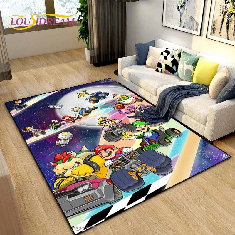 MINISO Mario Cute Rug: Non-Slip, Waterproof, Durable