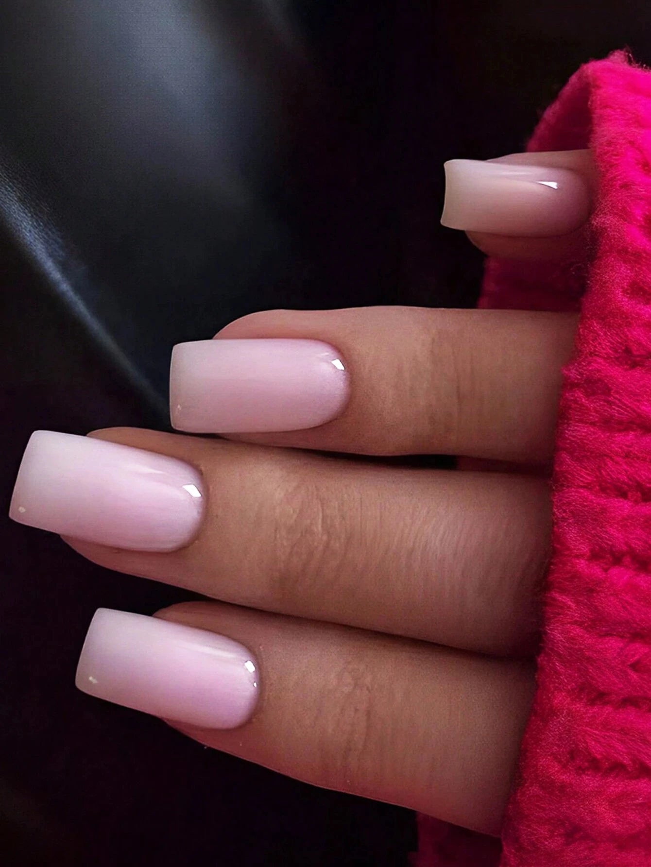 NailArt Éclat Rouge - 24 Faux Ongles