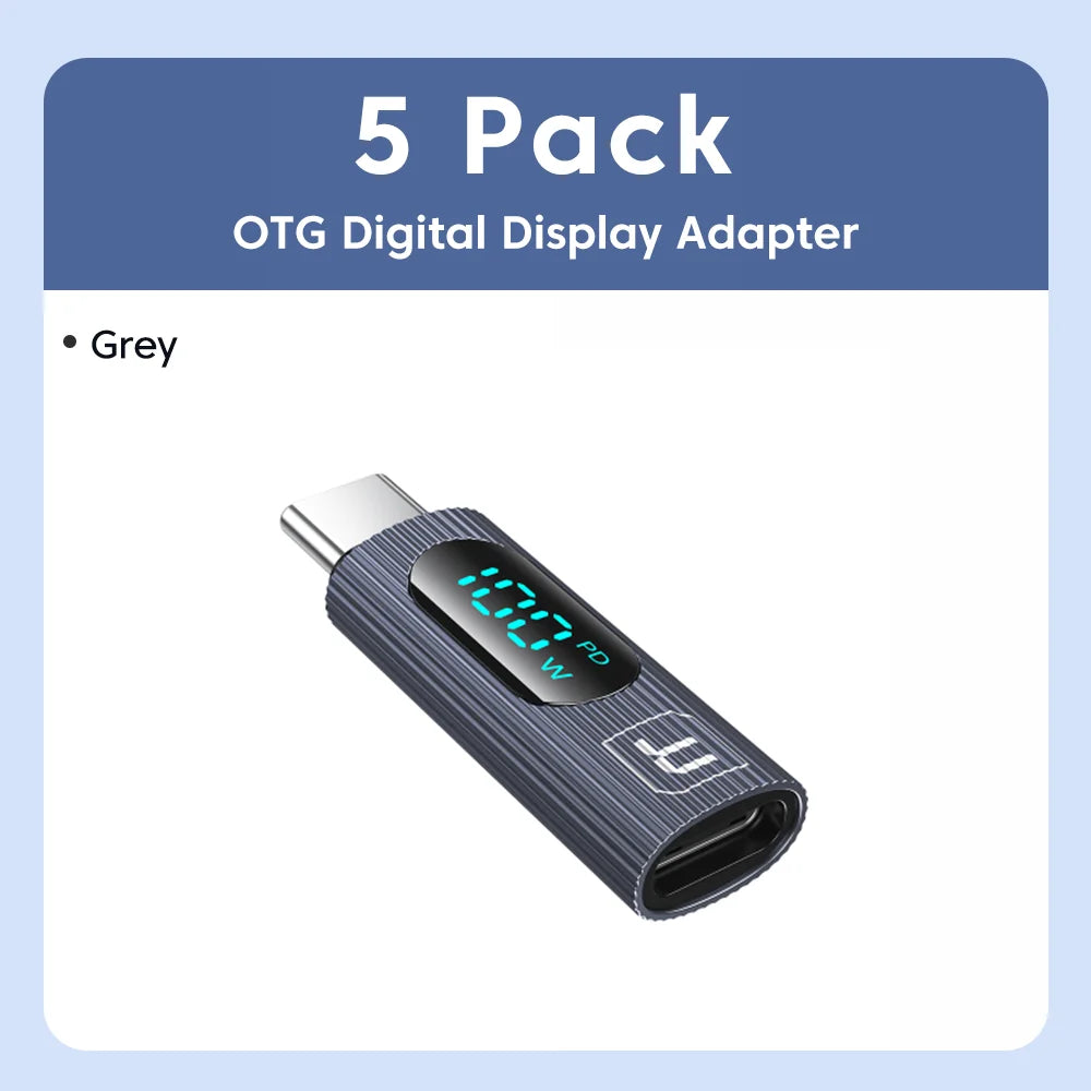 Adaptateur Toocki USB-C 100W PD - 1/2/5 Packs