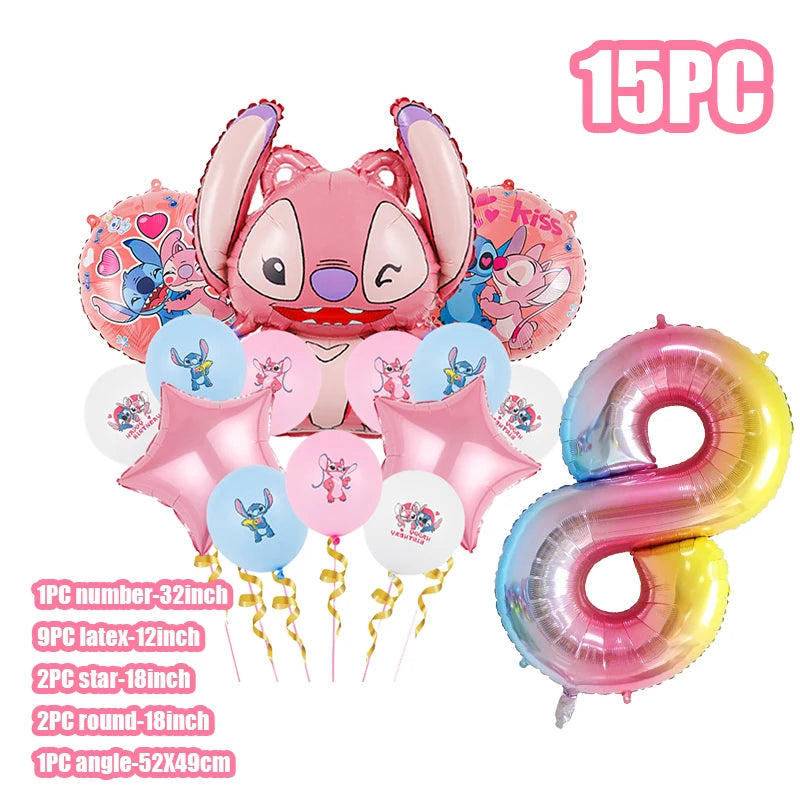 Disney Lilo & Stitch Pink Party Set