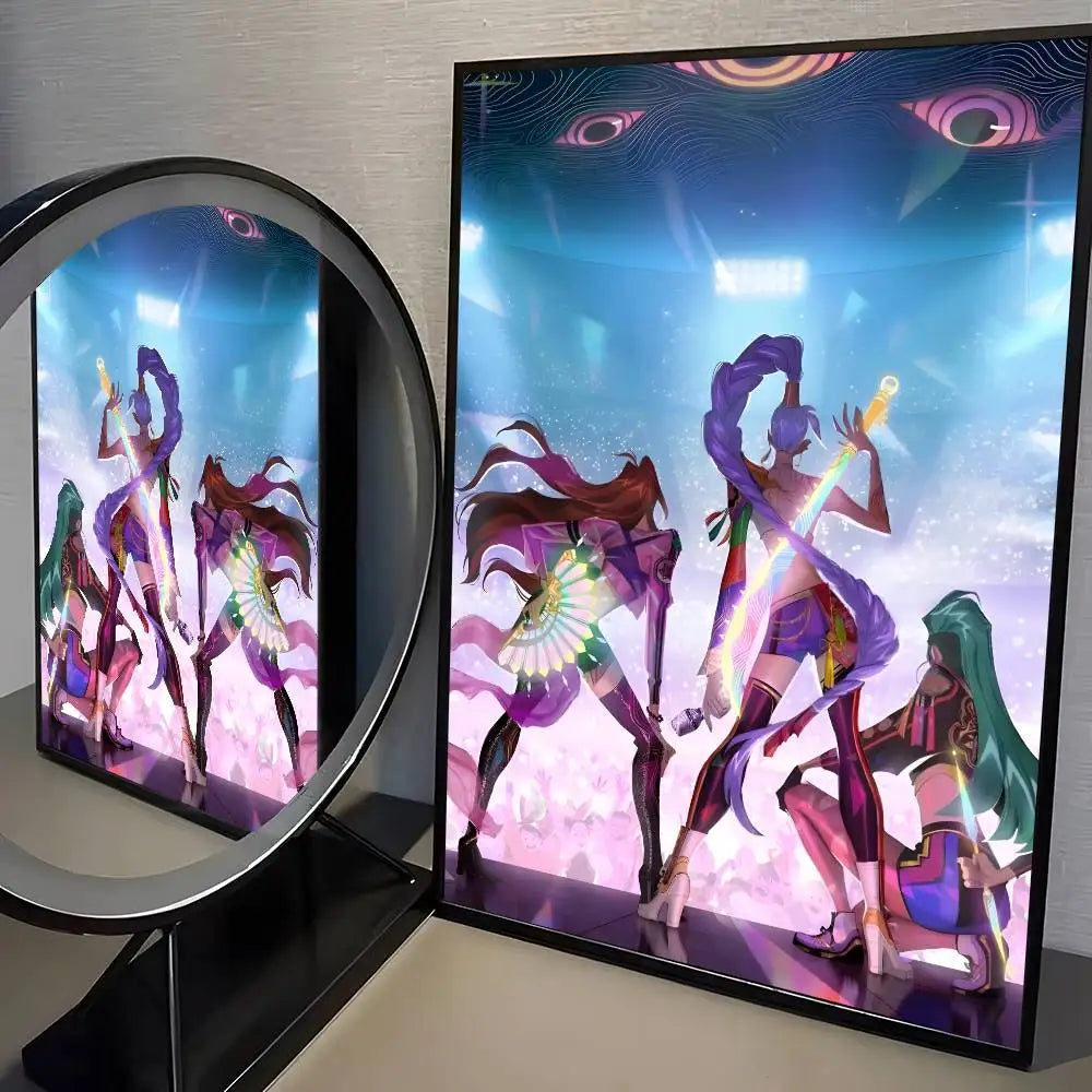 Affiche HD K-Pop Démon H-Hunters - Décor Moderne