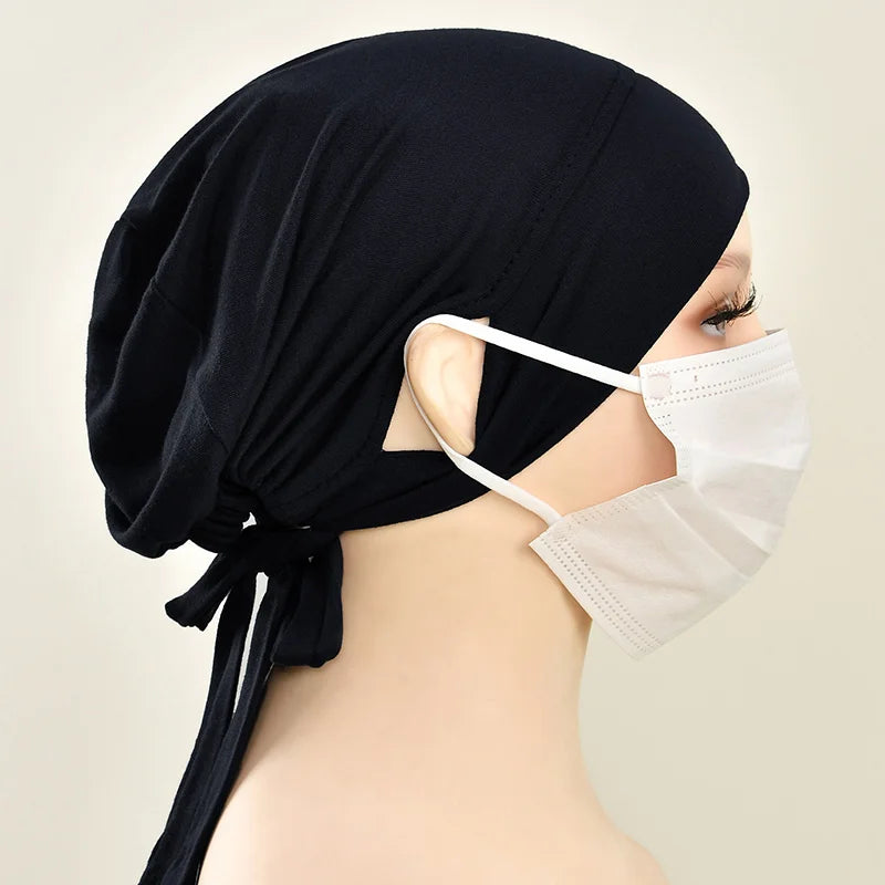 Bonnet Jersey Élégant avec Trou d'Oreille LAVEN