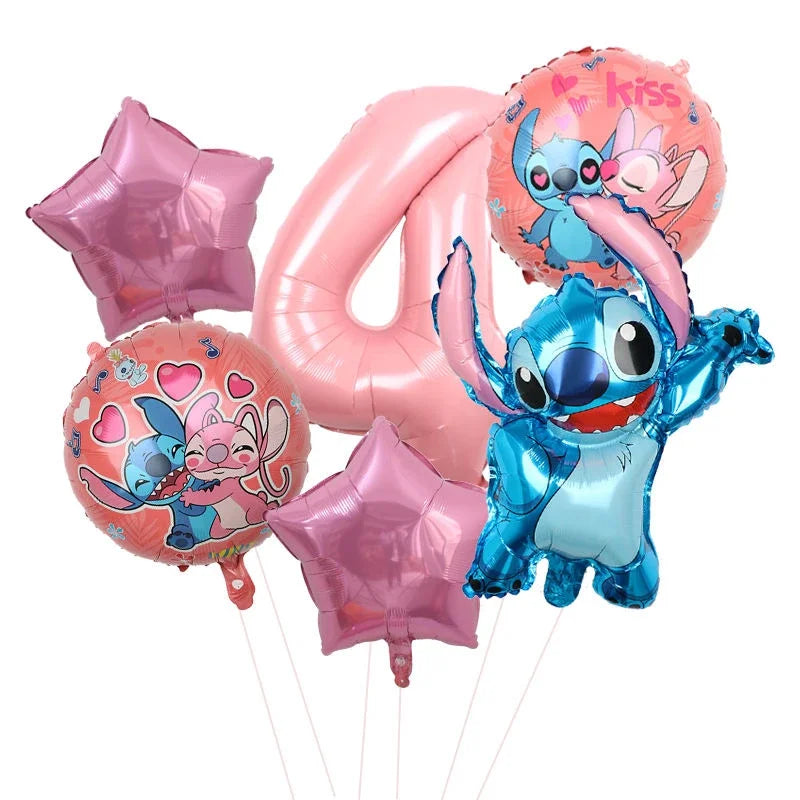 Ensemble Anniversaire Lilo & Stitch Fête Disney Fille