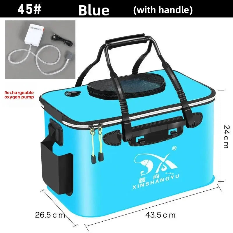 Seau Pliant EVA Durable - Protection Poissons Vivants