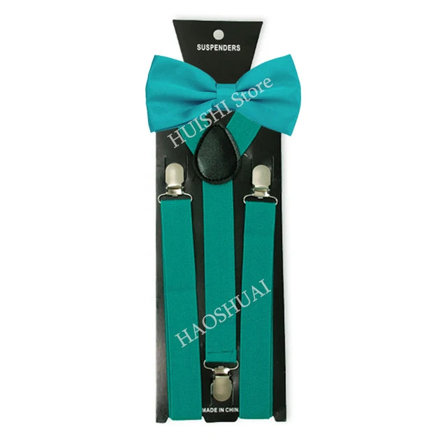 Chic Bowtie & Suspender Set for All Occasions