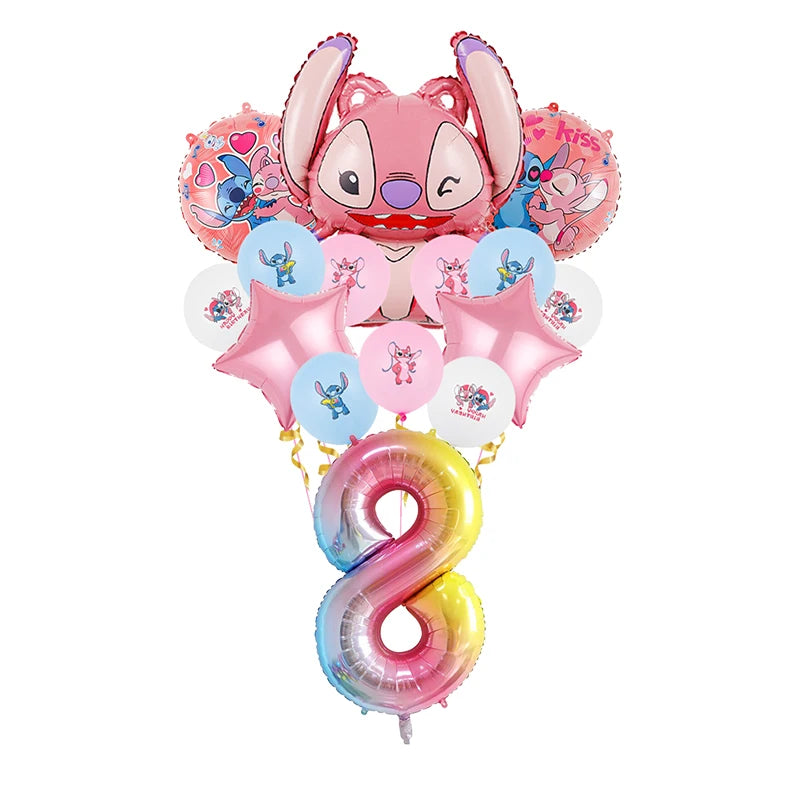 Ensemble Anniversaire Lilo & Stitch Fête Disney Fille
