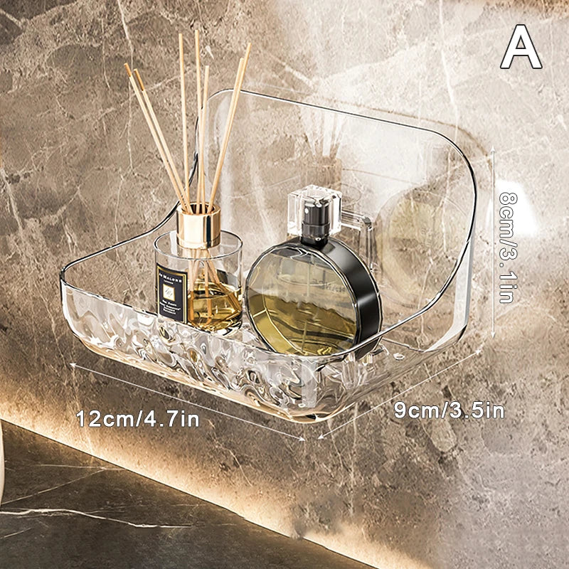 Cosmetic Corner Wall Shelf - No Drill Organizer