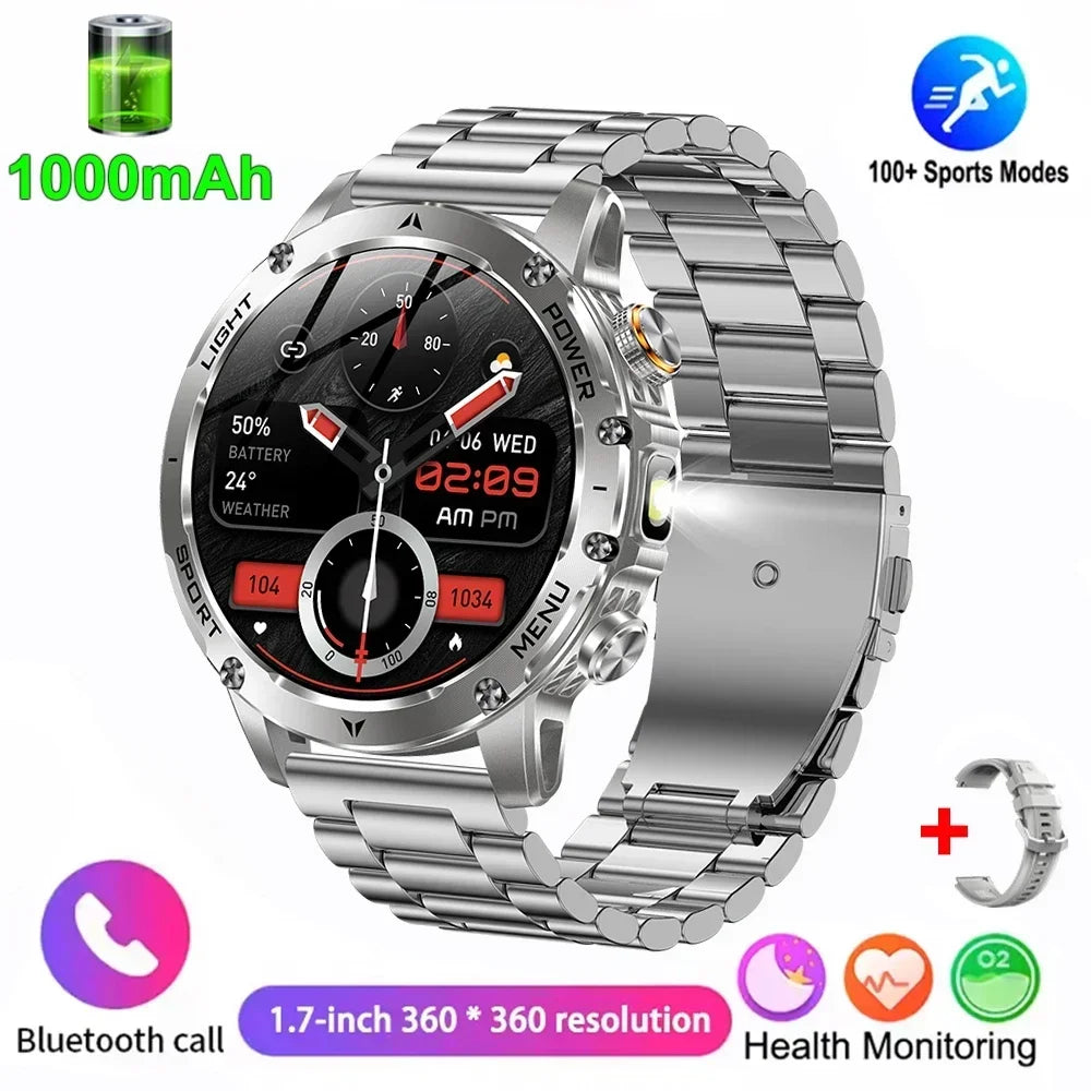 SmartFit Pro: 1000mAh Sport Watch with Multi-Tracker