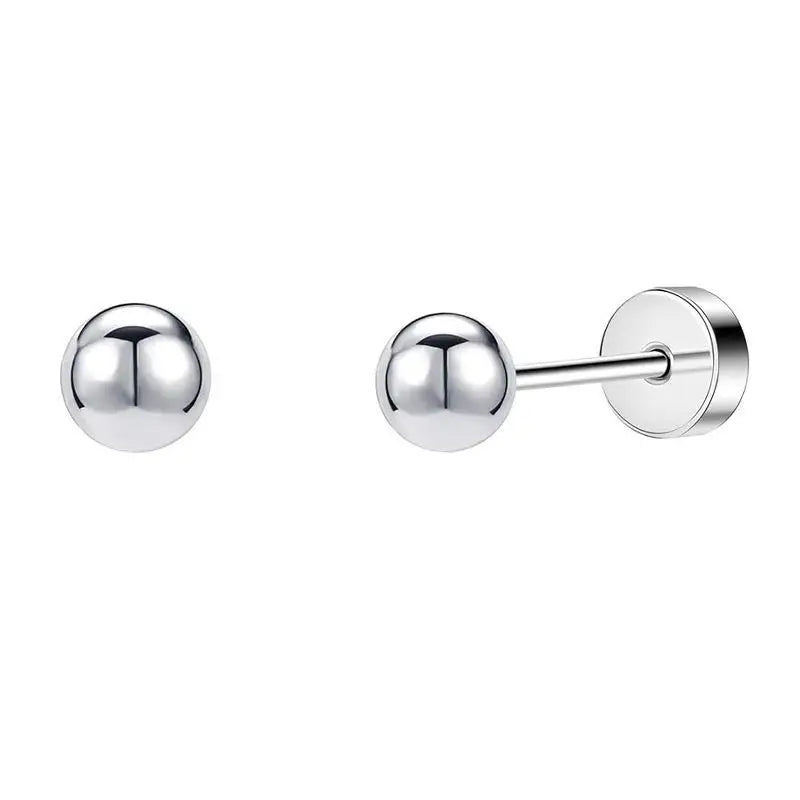 Boucles d'oreilles Lune Cœur en Acier Inoxydable