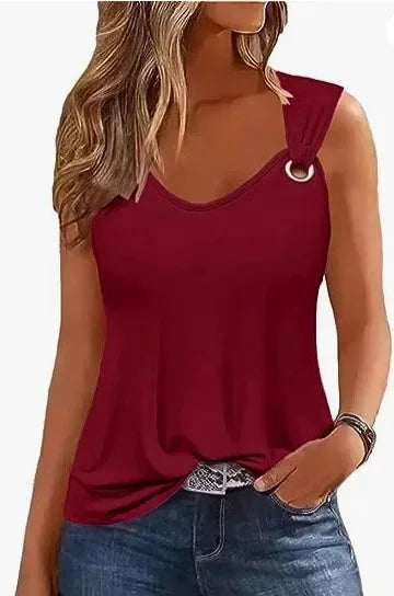 Gilet Chic Été V-Cou Femme