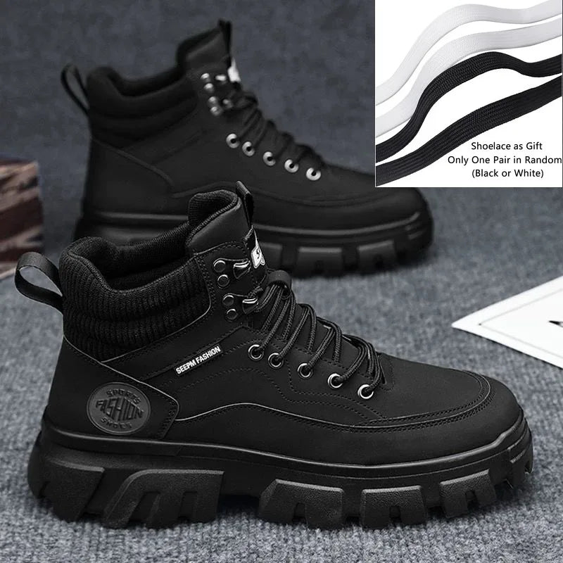 ZHIO Bottines Hommes Antidérapantes Chic