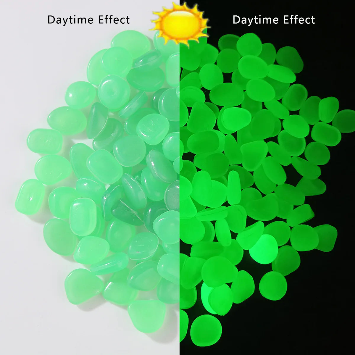 100 Pierres Lumineuses Fluorescentes