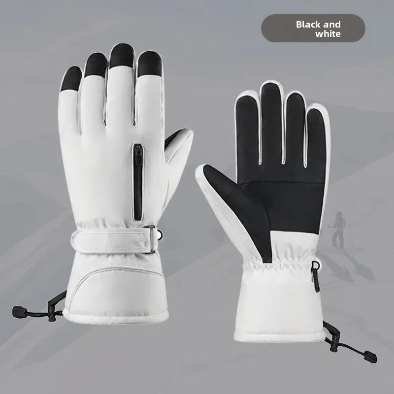Gants d'hiver unisexes tactiles, imperméables et chauds