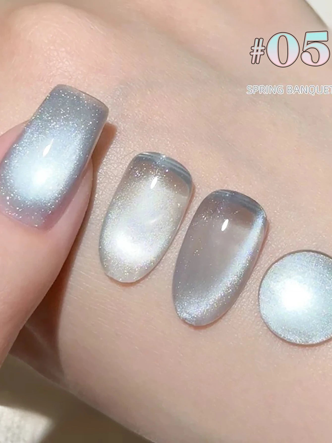 Gel Vernis Nail Art 24 pièces Éclat Rouge