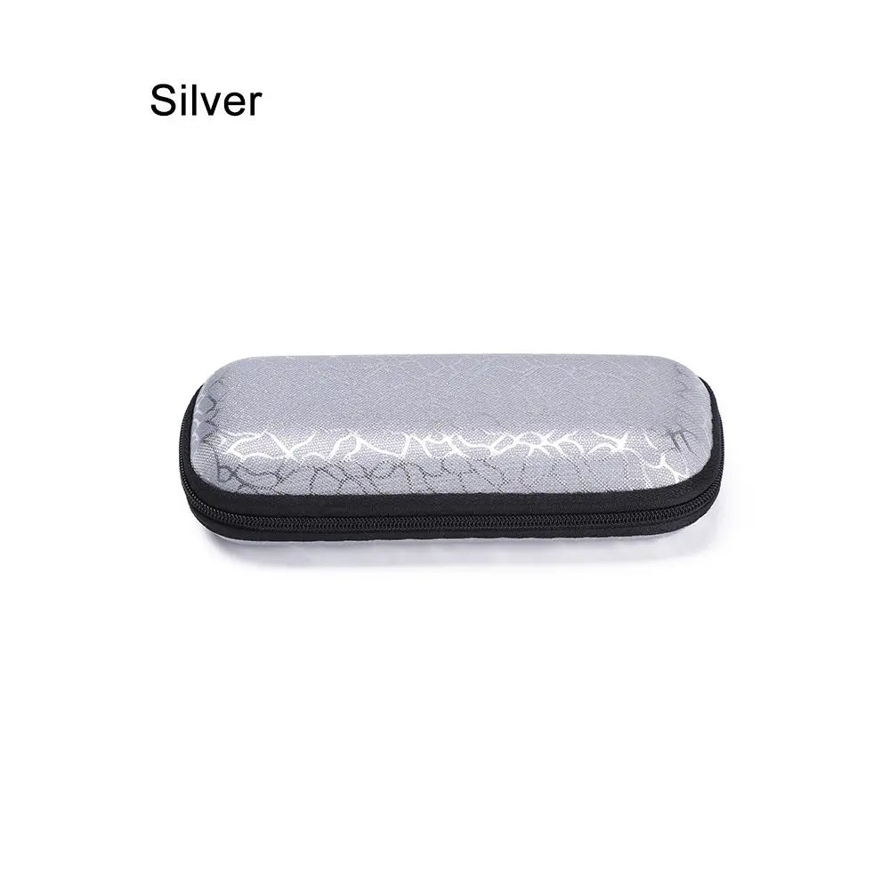 Chic Shimmer Eyewear Case - Stylish & Portable