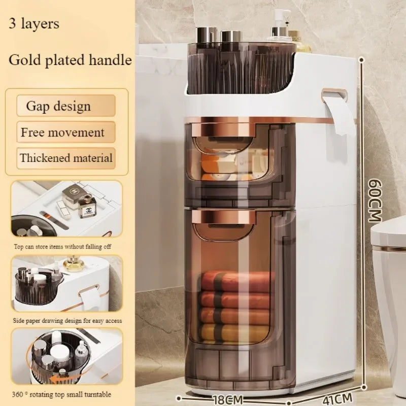 Armoire Slim à Rangement Multifonctionnel