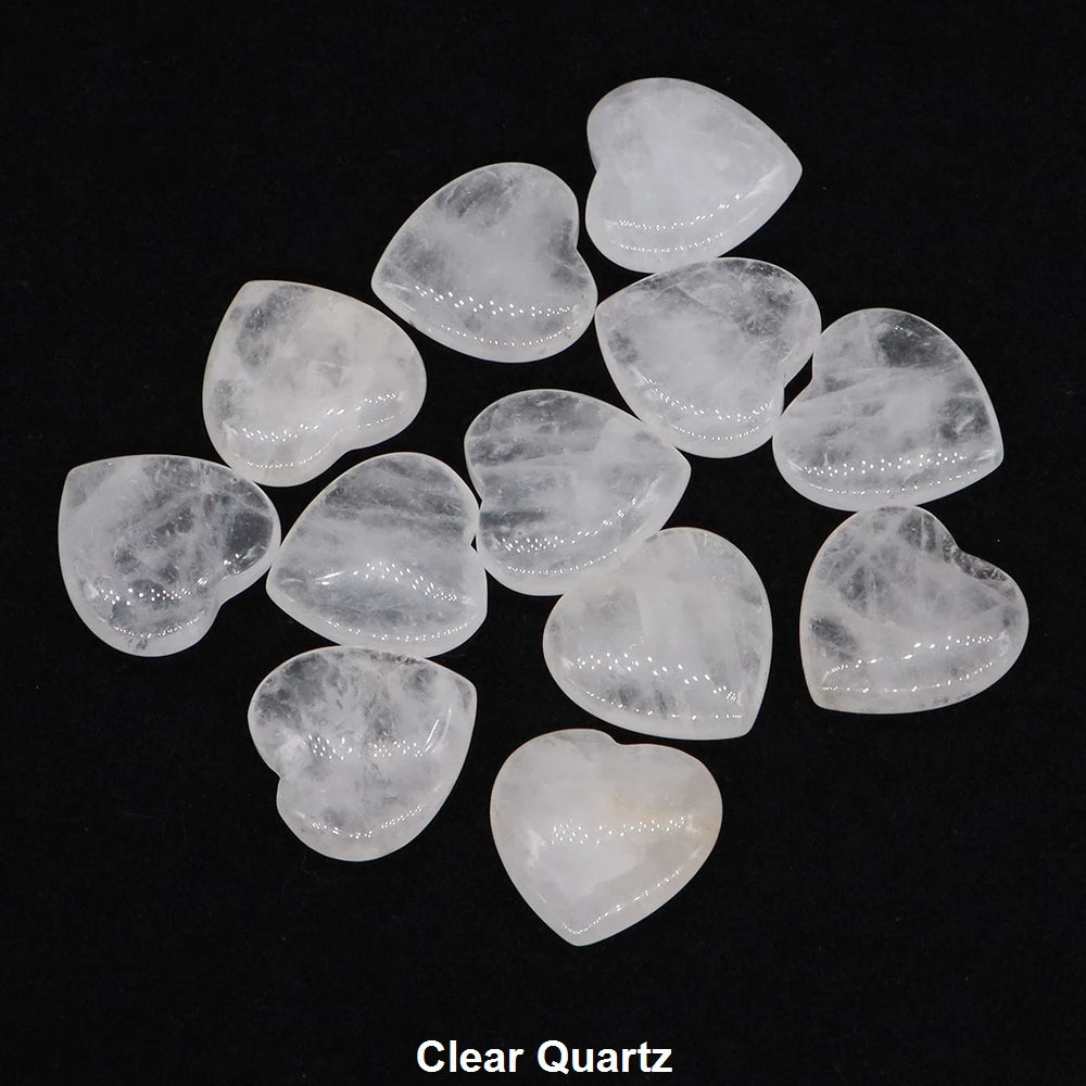 Cœur de Quartz Améthyste 20mm