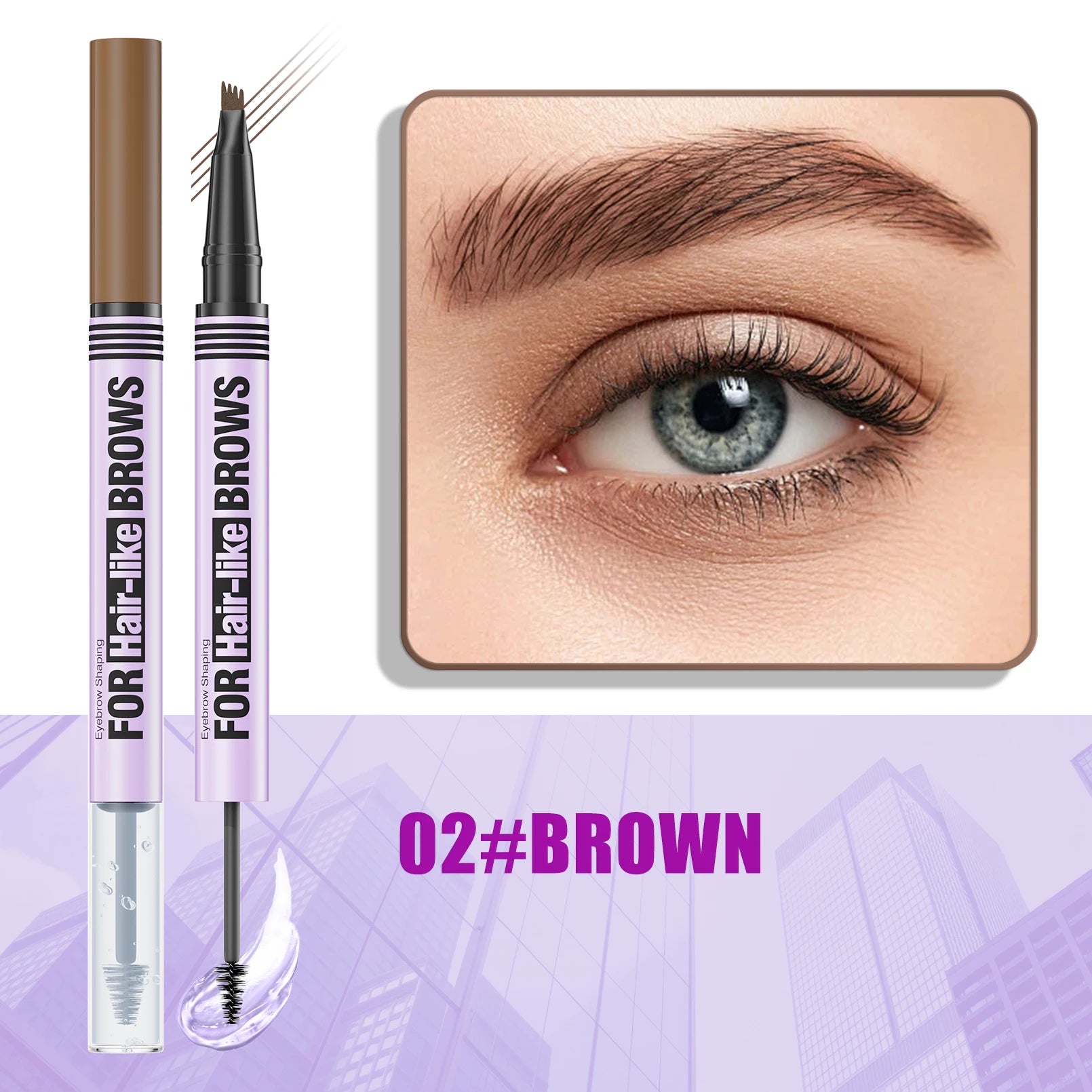 Sourcils Parfaits 2 en 1 - Gel & Crayon