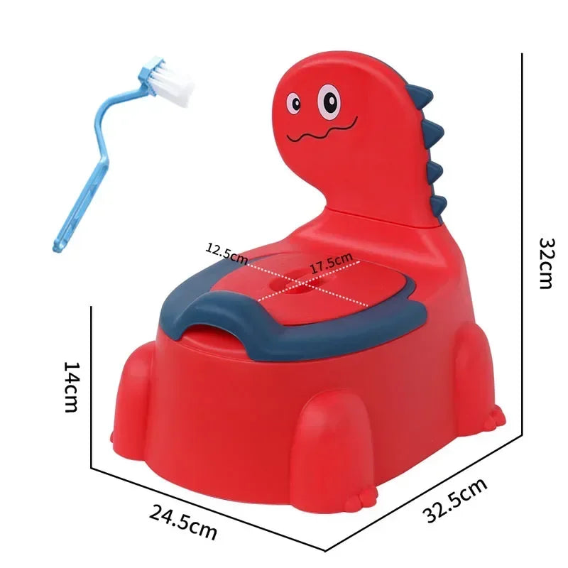 DinoPot: Ergonomic Baby Training Seat with Brush Set
