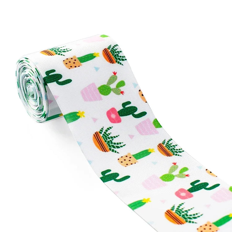 Rubans Fleurs Mexicaines 5 Yards - DIY Bows 25-75mm