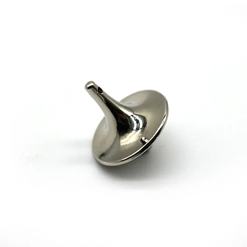 Silver Spin: Metal Gyro Fidget Totem for All Ages