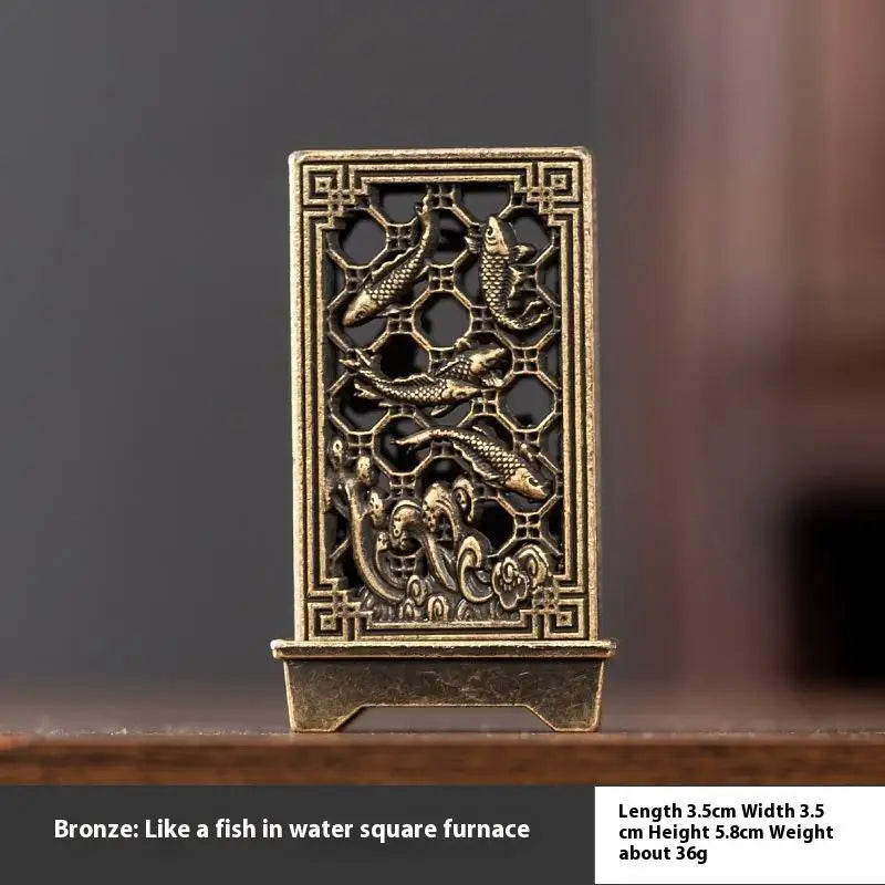 Brûleur d'encens vertical en alliage Xiangyun