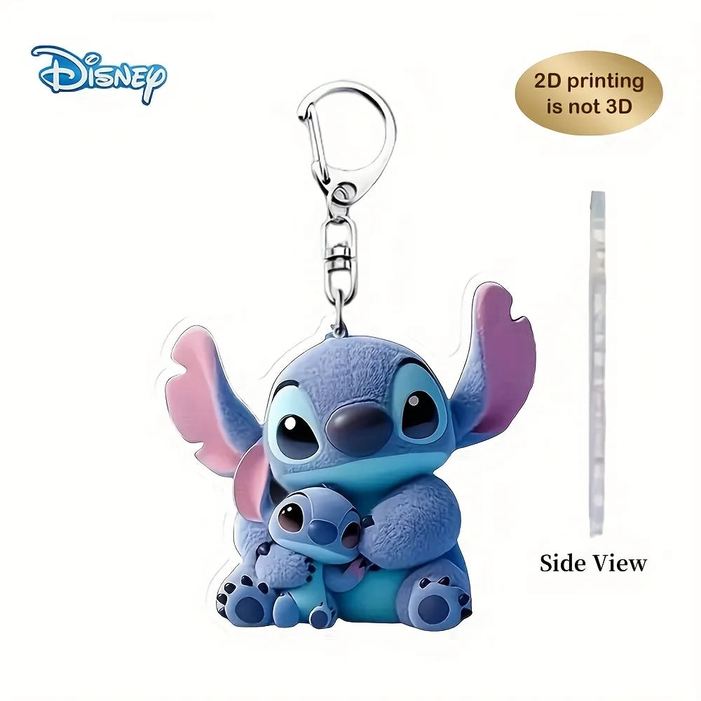 Porte-clés Lilo & Stitch Double Face Mignon 5cm