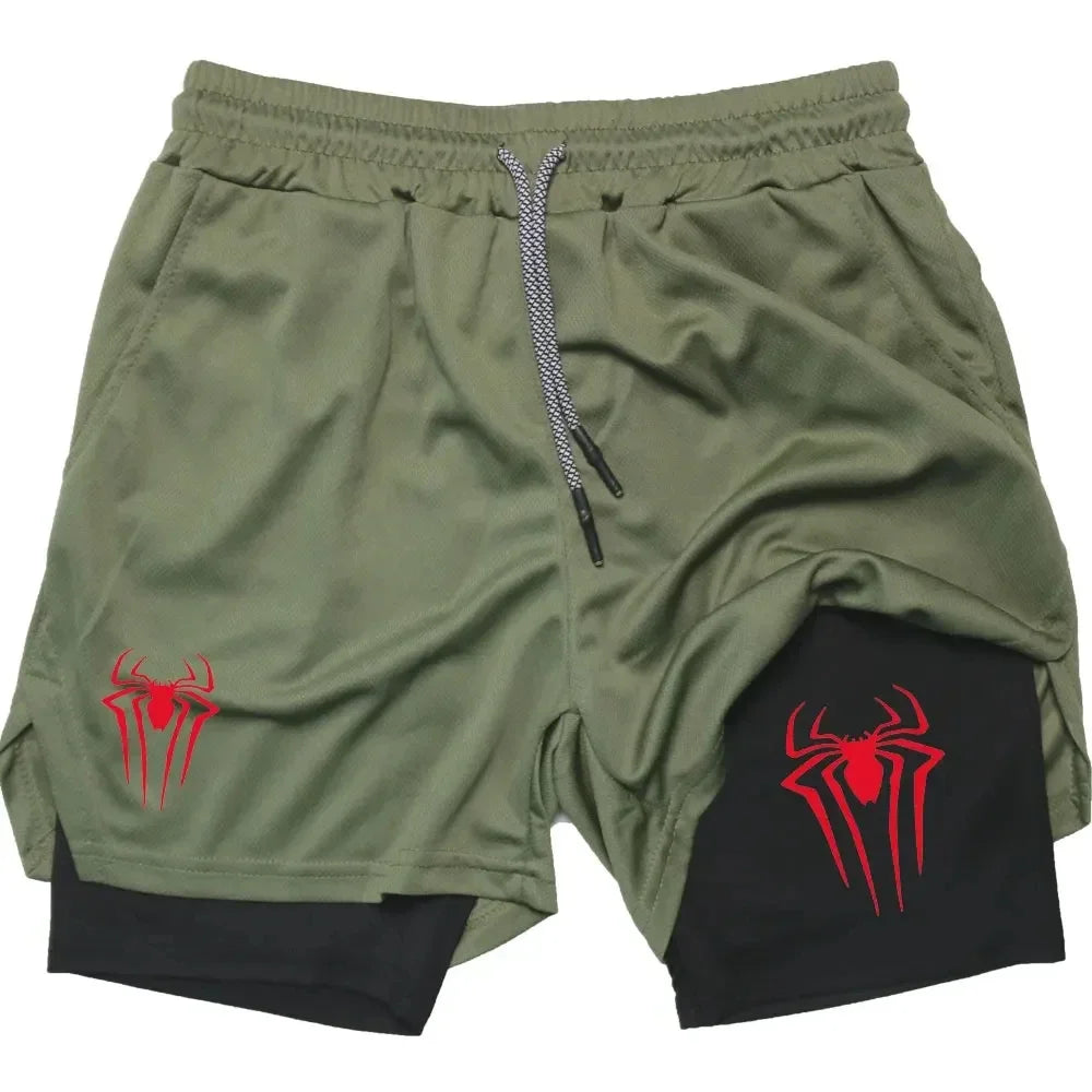 Shorts Araignée Y2K Performance Unisexe Sport