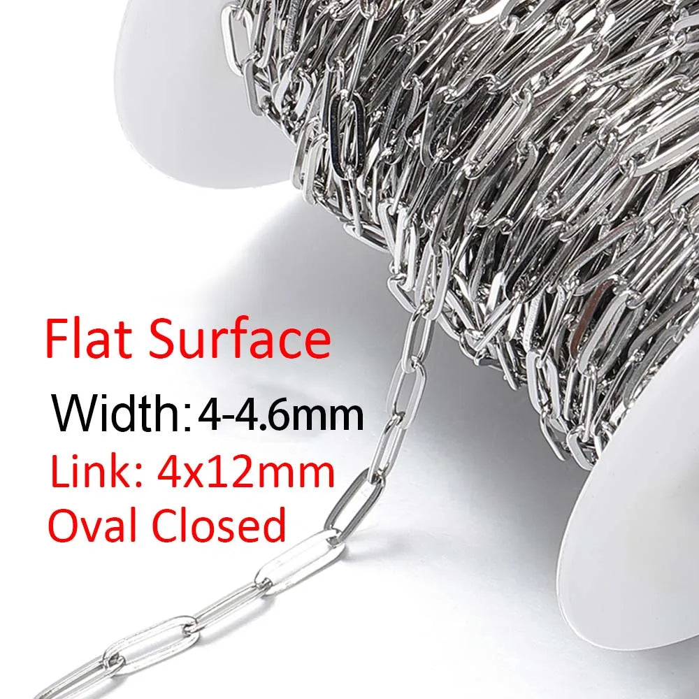 Stainless Steel Star Link Chain for DIY Jewelry