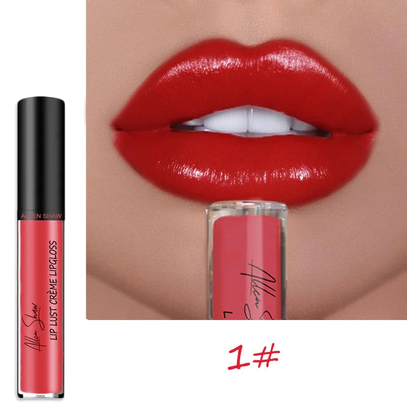 Lèvres Éclatantes - 12 Couleurs Glamour