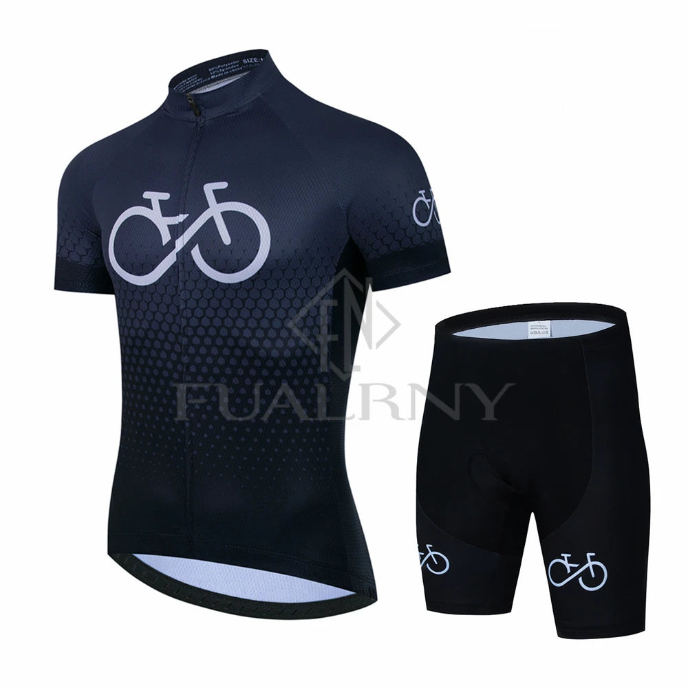ÉquipeVélo Maillot Été Homme - Respirant et Confort