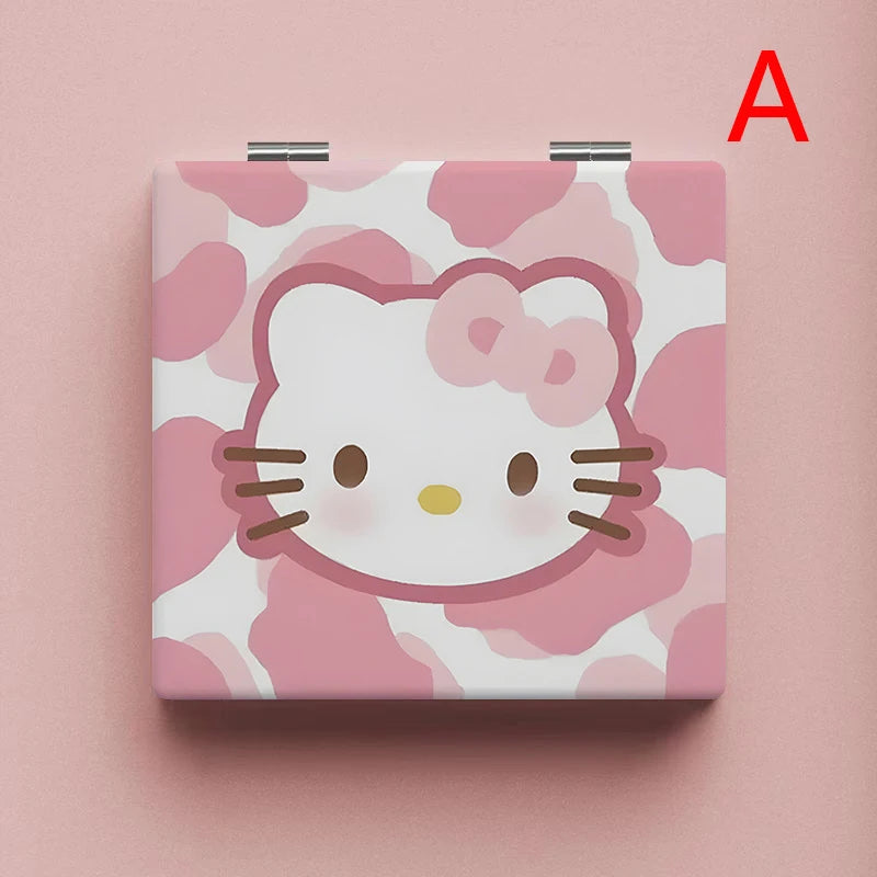 Hello Kitty Miroir Pliant Câlin - Double Face Portable