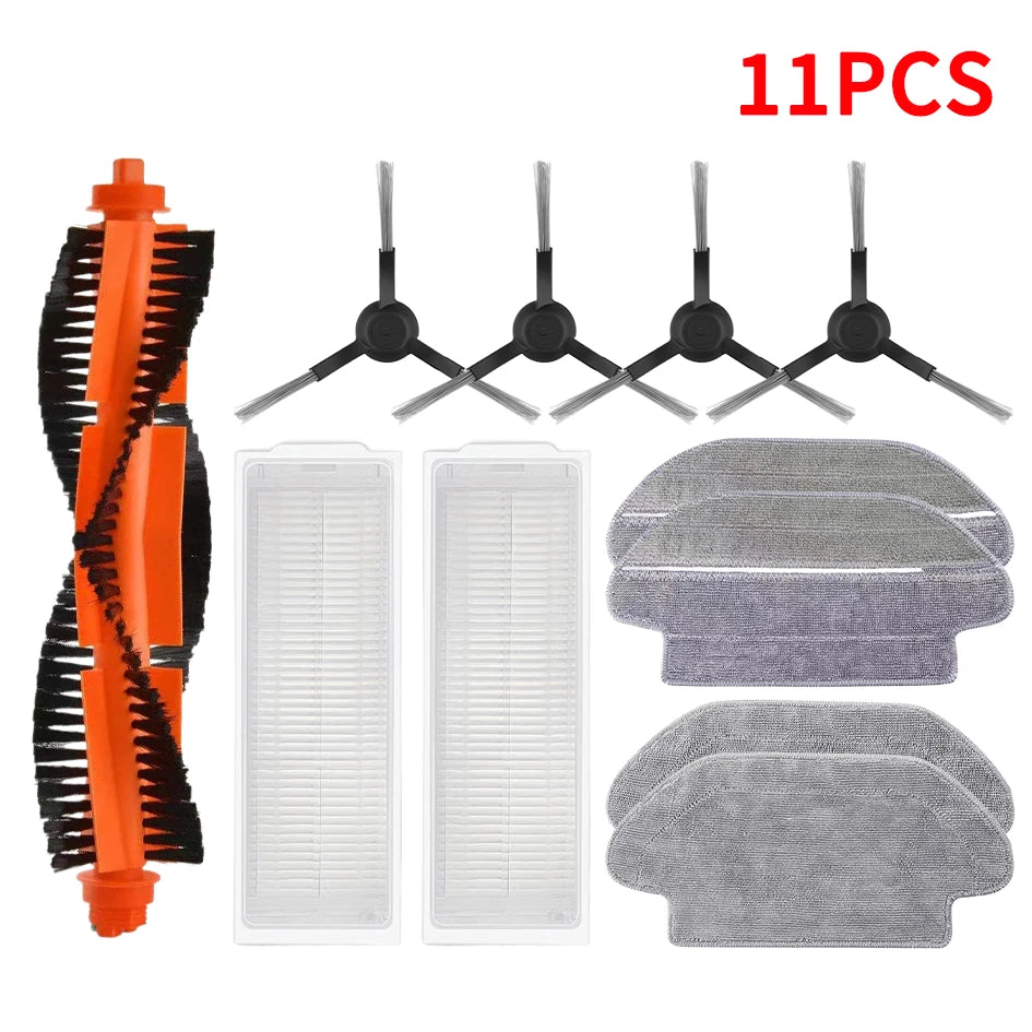Kit Accessoires Mijia 2S/3C: Brosse & Tissus Vadrouille