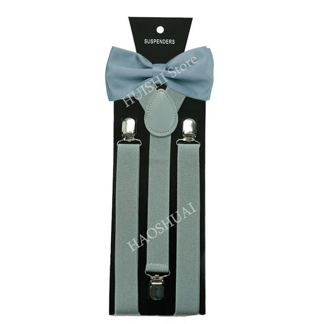 Chic Bowtie & Suspender Set for All Occasions